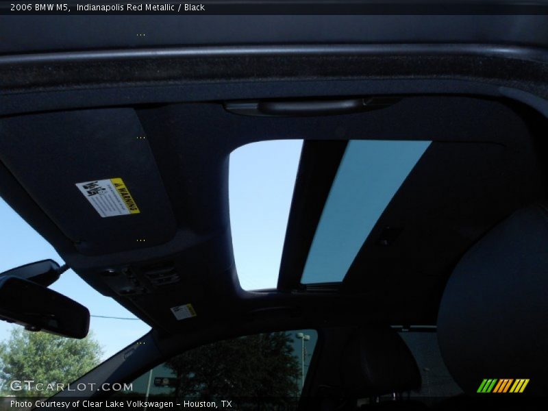 Indianapolis Red Metallic / Black 2006 BMW M5
