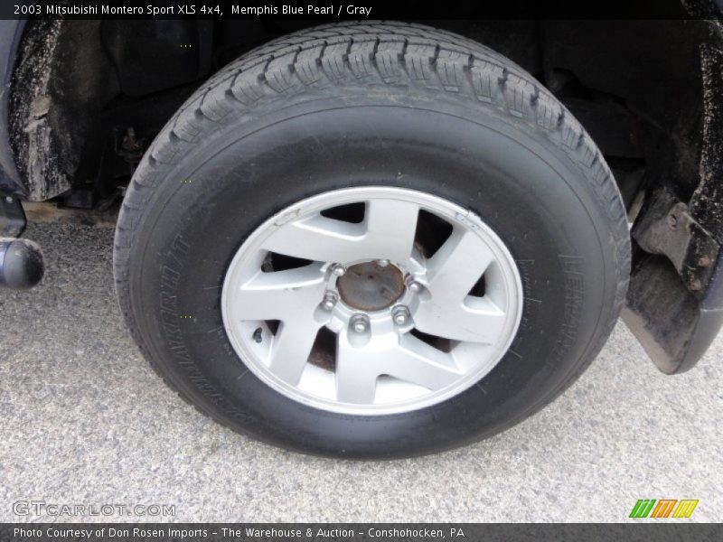 Memphis Blue Pearl / Gray 2003 Mitsubishi Montero Sport XLS 4x4