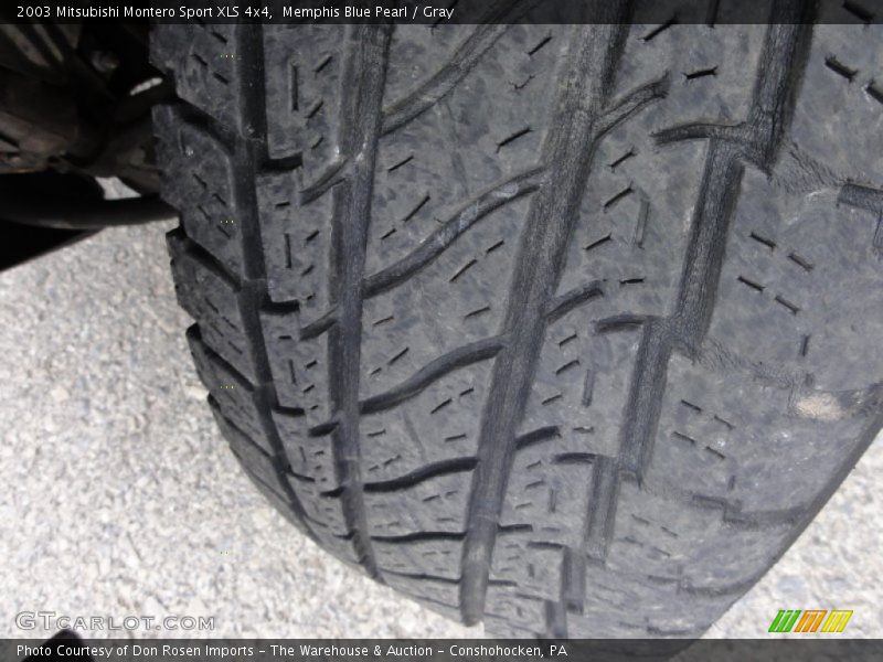 Memphis Blue Pearl / Gray 2003 Mitsubishi Montero Sport XLS 4x4