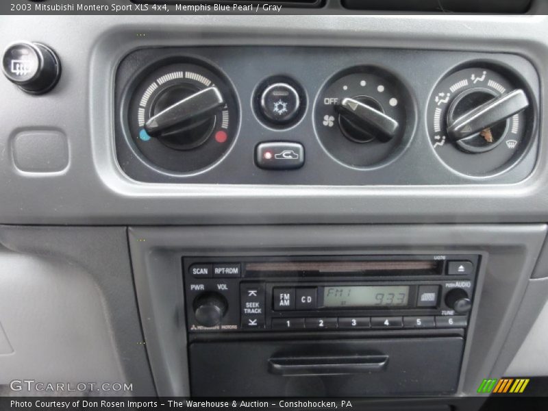 Memphis Blue Pearl / Gray 2003 Mitsubishi Montero Sport XLS 4x4