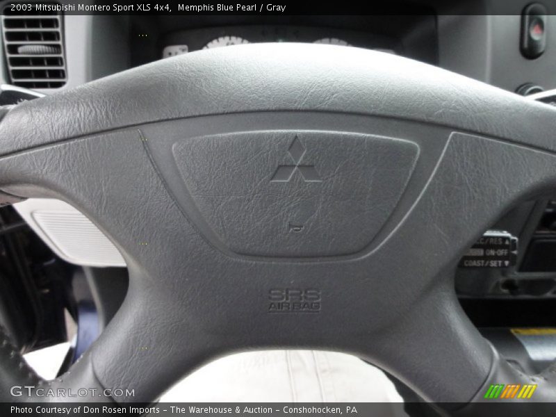 Memphis Blue Pearl / Gray 2003 Mitsubishi Montero Sport XLS 4x4