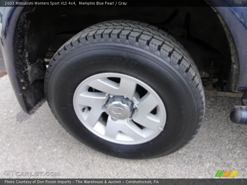 Memphis Blue Pearl / Gray 2003 Mitsubishi Montero Sport XLS 4x4