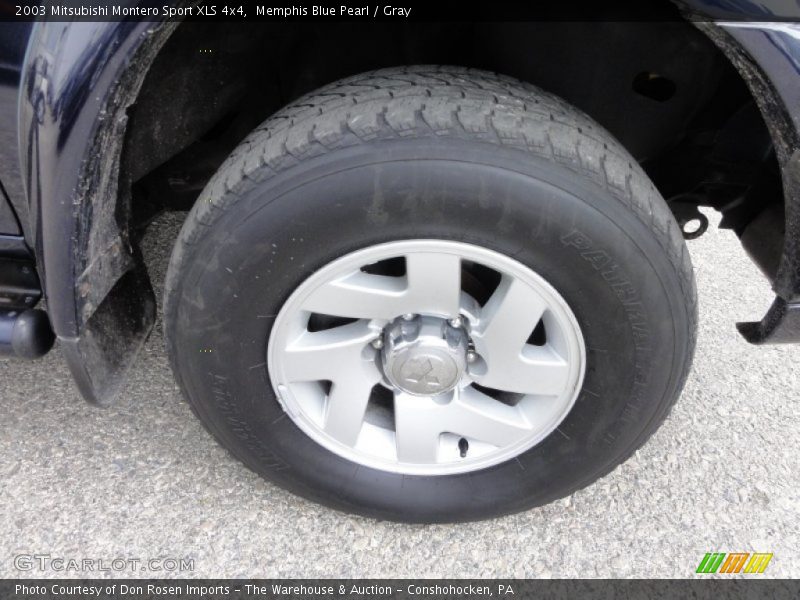 Memphis Blue Pearl / Gray 2003 Mitsubishi Montero Sport XLS 4x4