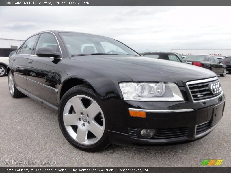 Brilliant Black / Black 2004 Audi A8 L 4.2 quattro