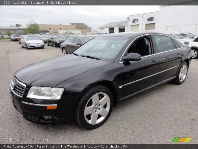 Brilliant Black / Black 2004 Audi A8 L 4.2 quattro