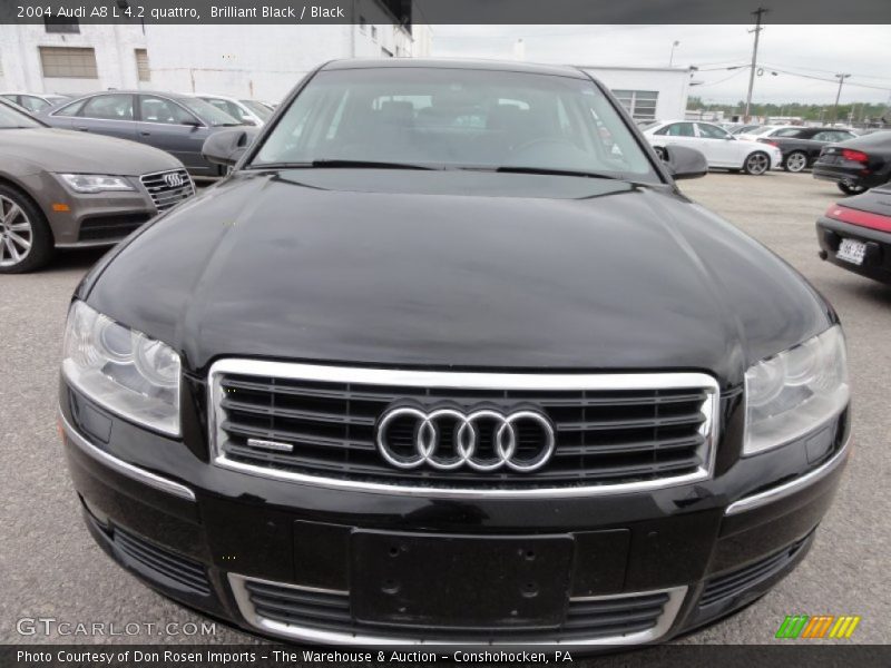 Brilliant Black / Black 2004 Audi A8 L 4.2 quattro