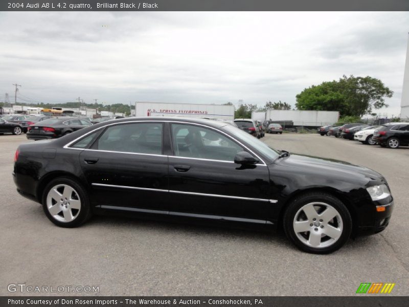 Brilliant Black / Black 2004 Audi A8 L 4.2 quattro