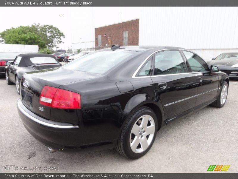 Brilliant Black / Black 2004 Audi A8 L 4.2 quattro