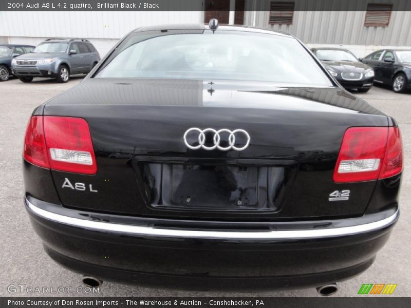 Brilliant Black / Black 2004 Audi A8 L 4.2 quattro