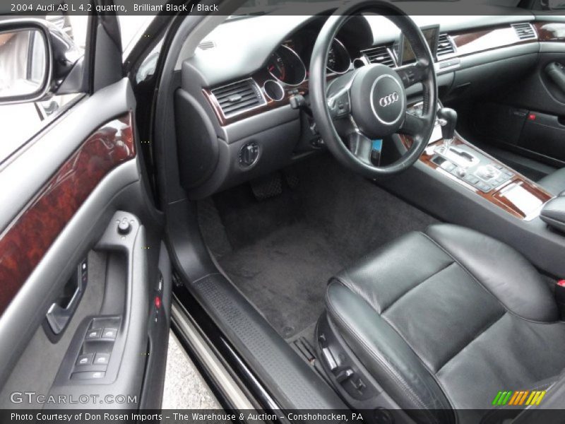 Brilliant Black / Black 2004 Audi A8 L 4.2 quattro