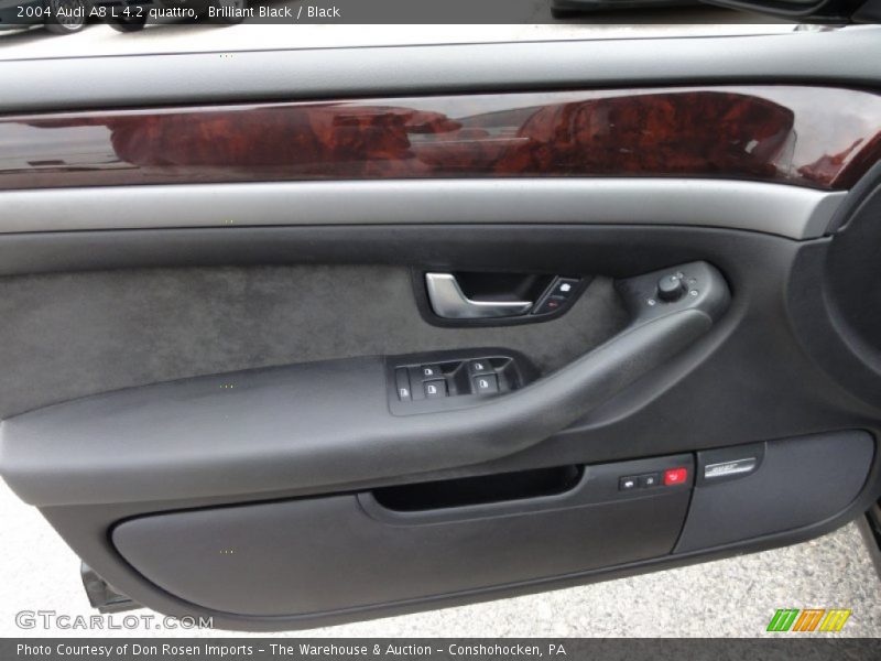Brilliant Black / Black 2004 Audi A8 L 4.2 quattro