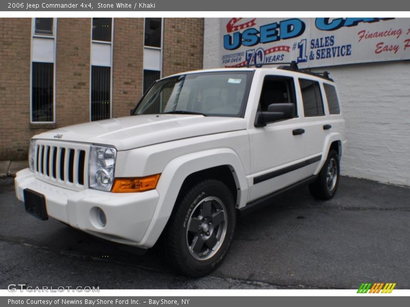 Stone White / Khaki 2006 Jeep Commander 4x4