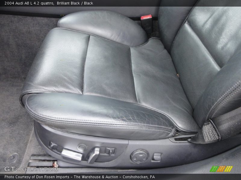 Brilliant Black / Black 2004 Audi A8 L 4.2 quattro
