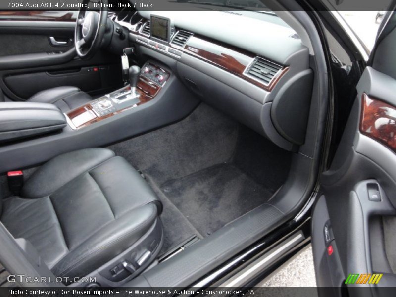 Brilliant Black / Black 2004 Audi A8 L 4.2 quattro
