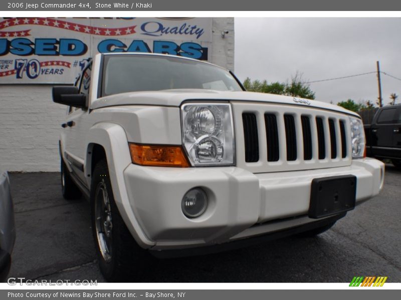 Stone White / Khaki 2006 Jeep Commander 4x4