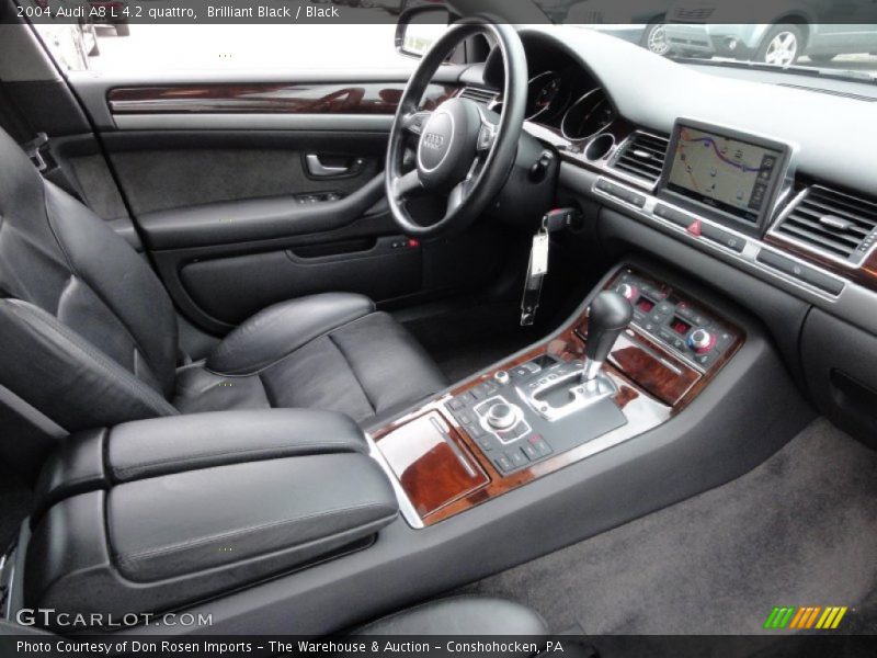 Brilliant Black / Black 2004 Audi A8 L 4.2 quattro