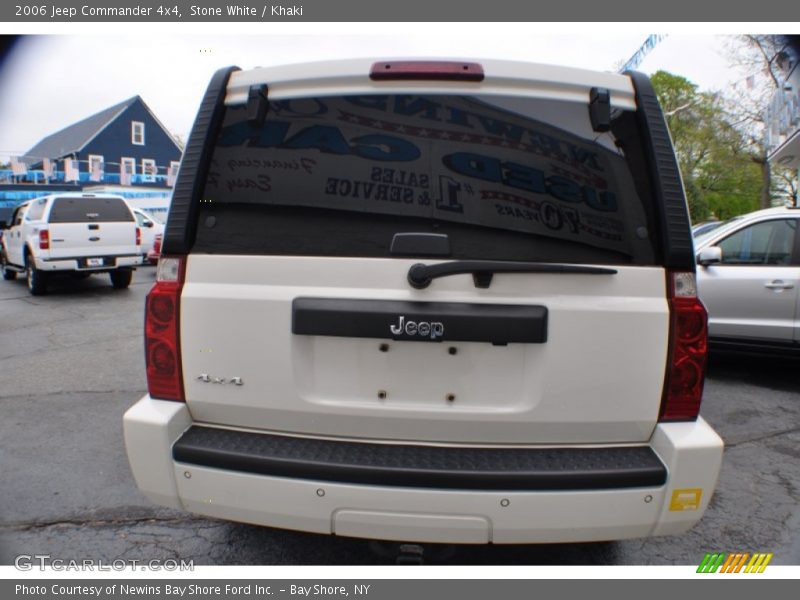 Stone White / Khaki 2006 Jeep Commander 4x4