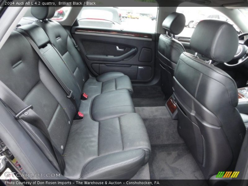 Brilliant Black / Black 2004 Audi A8 L 4.2 quattro