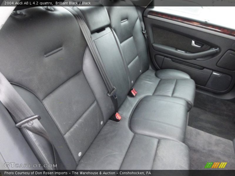 Brilliant Black / Black 2004 Audi A8 L 4.2 quattro