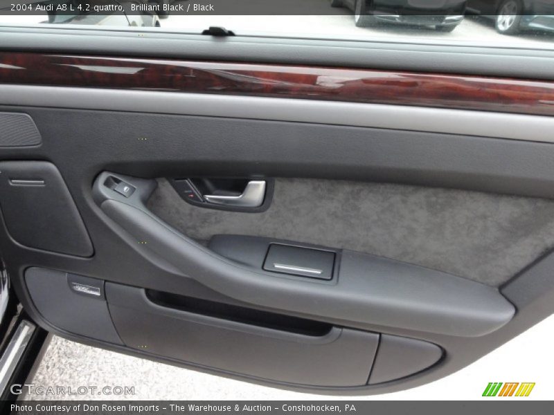 Brilliant Black / Black 2004 Audi A8 L 4.2 quattro