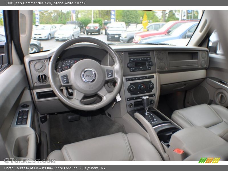 Stone White / Khaki 2006 Jeep Commander 4x4
