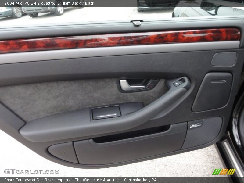 Brilliant Black / Black 2004 Audi A8 L 4.2 quattro