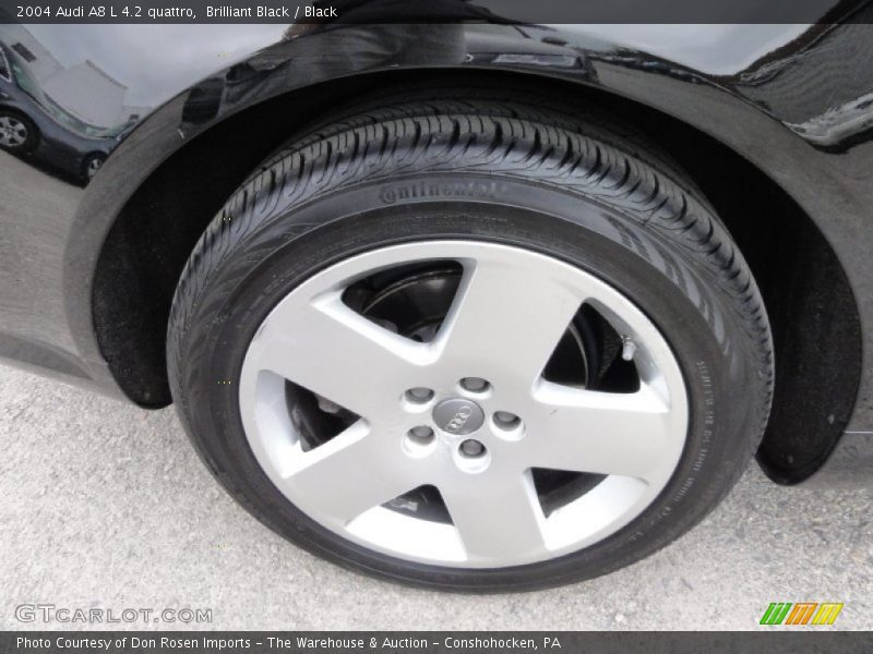 Brilliant Black / Black 2004 Audi A8 L 4.2 quattro