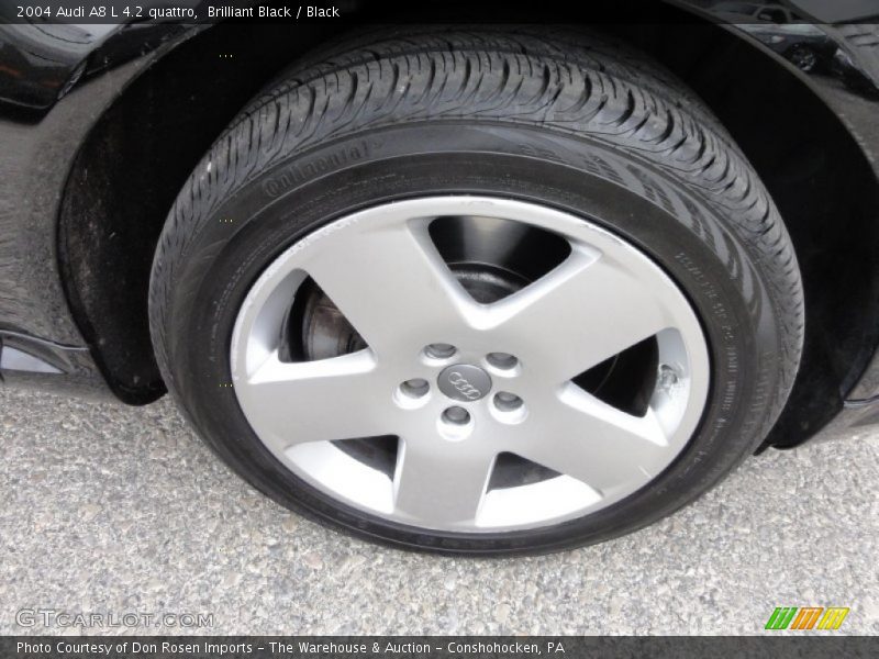 Brilliant Black / Black 2004 Audi A8 L 4.2 quattro