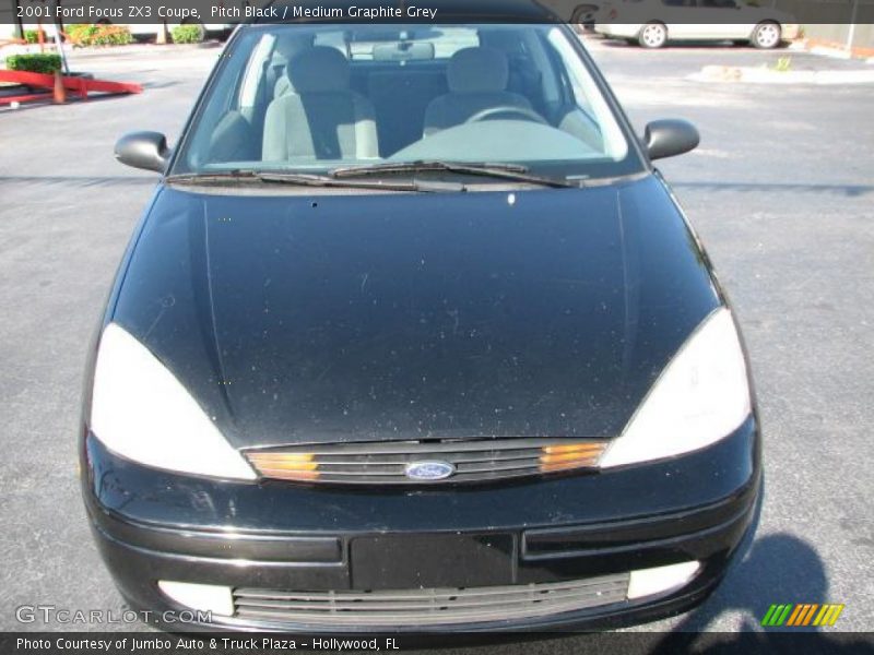 Pitch Black / Medium Graphite Grey 2001 Ford Focus ZX3 Coupe