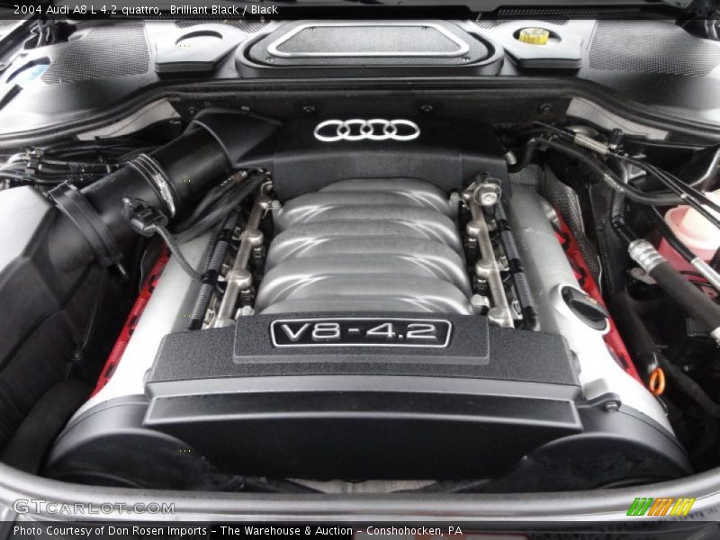 Brilliant Black / Black 2004 Audi A8 L 4.2 quattro