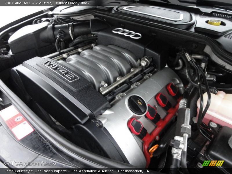 Brilliant Black / Black 2004 Audi A8 L 4.2 quattro