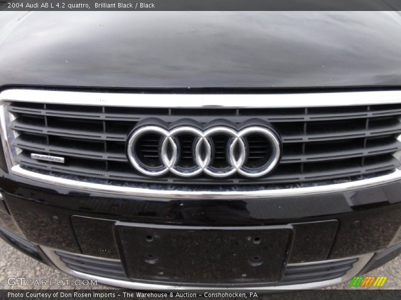 Brilliant Black / Black 2004 Audi A8 L 4.2 quattro
