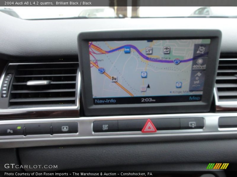 Brilliant Black / Black 2004 Audi A8 L 4.2 quattro