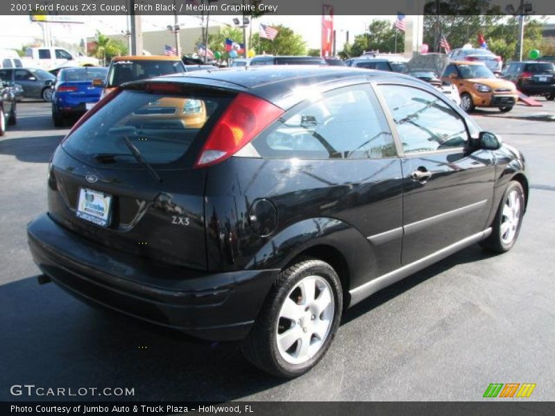 Pitch Black / Medium Graphite Grey 2001 Ford Focus ZX3 Coupe