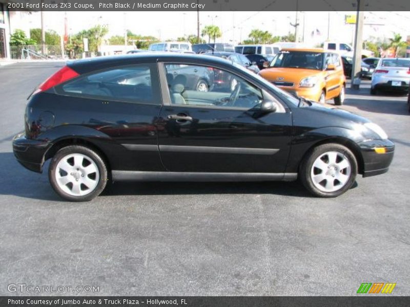 Pitch Black / Medium Graphite Grey 2001 Ford Focus ZX3 Coupe