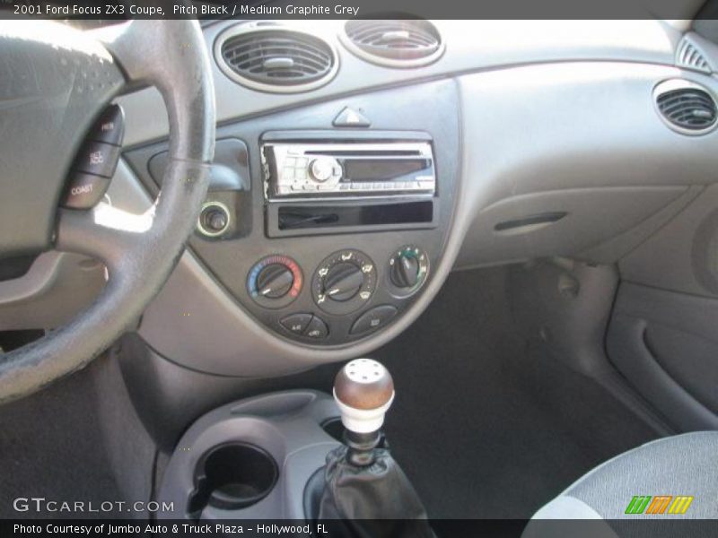 Pitch Black / Medium Graphite Grey 2001 Ford Focus ZX3 Coupe