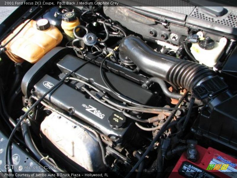Pitch Black / Medium Graphite Grey 2001 Ford Focus ZX3 Coupe