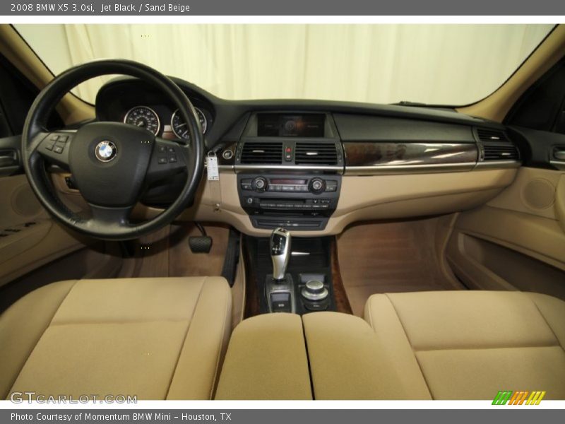 Jet Black / Sand Beige 2008 BMW X5 3.0si