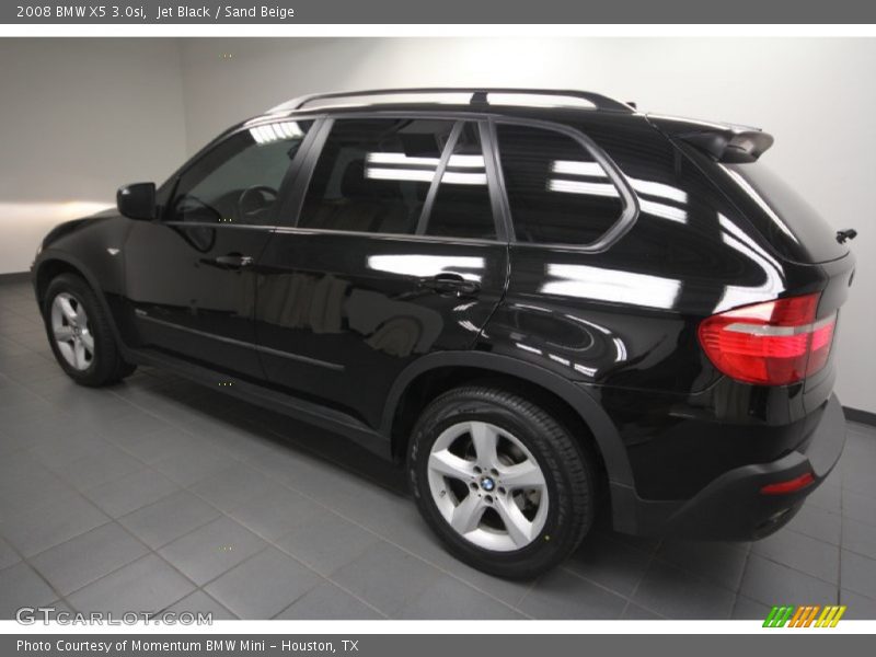 Jet Black / Sand Beige 2008 BMW X5 3.0si