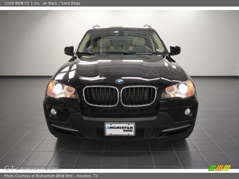 Jet Black / Sand Beige 2008 BMW X5 3.0si