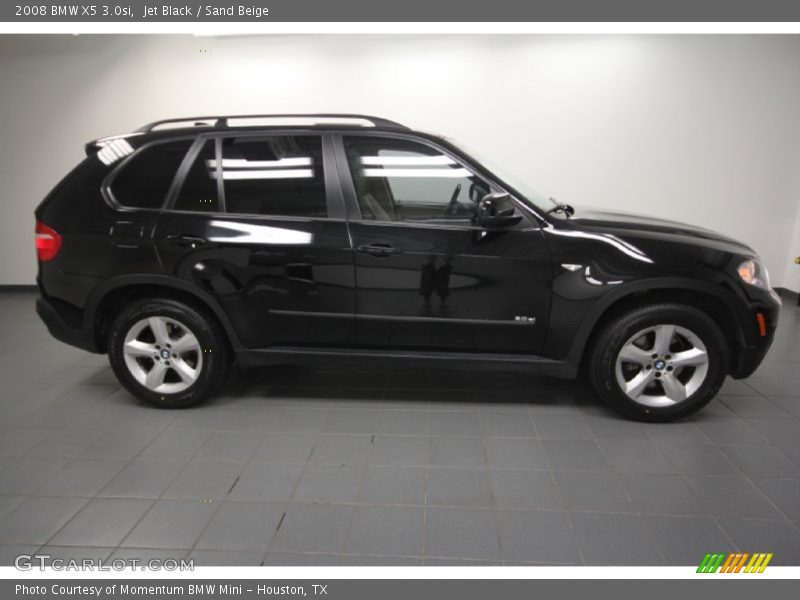 Jet Black / Sand Beige 2008 BMW X5 3.0si