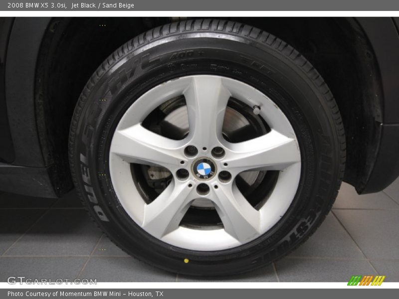 Jet Black / Sand Beige 2008 BMW X5 3.0si