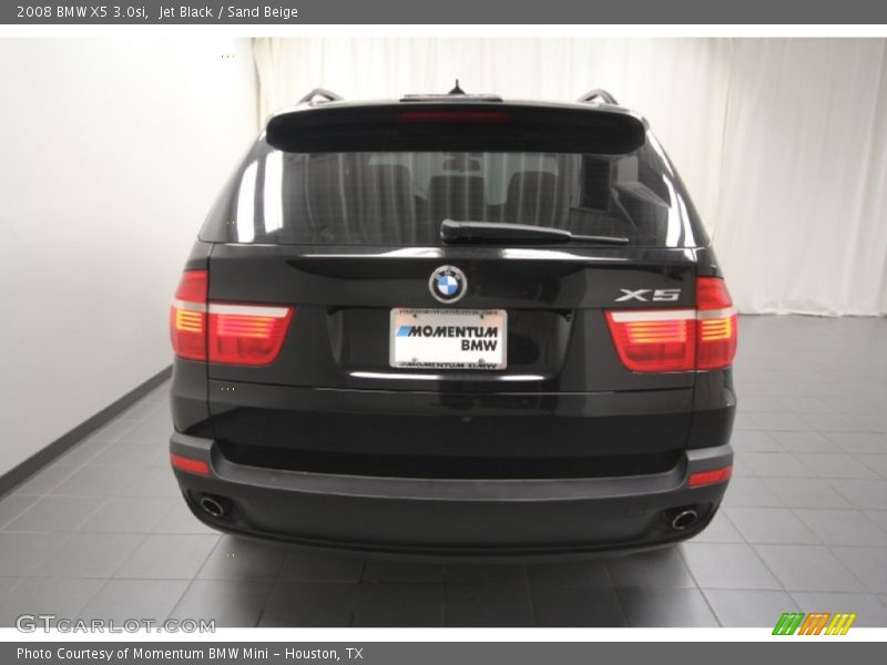 Jet Black / Sand Beige 2008 BMW X5 3.0si