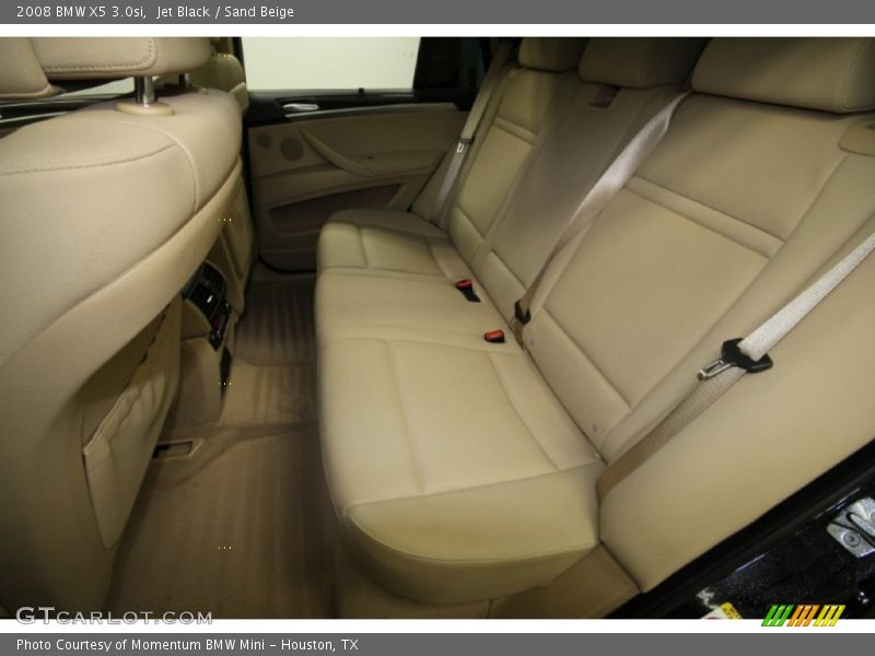 Jet Black / Sand Beige 2008 BMW X5 3.0si