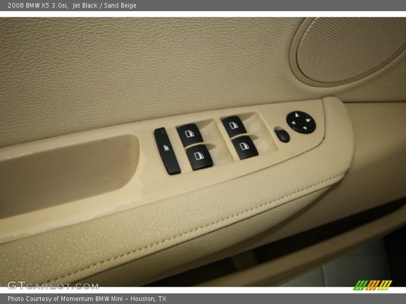 Jet Black / Sand Beige 2008 BMW X5 3.0si