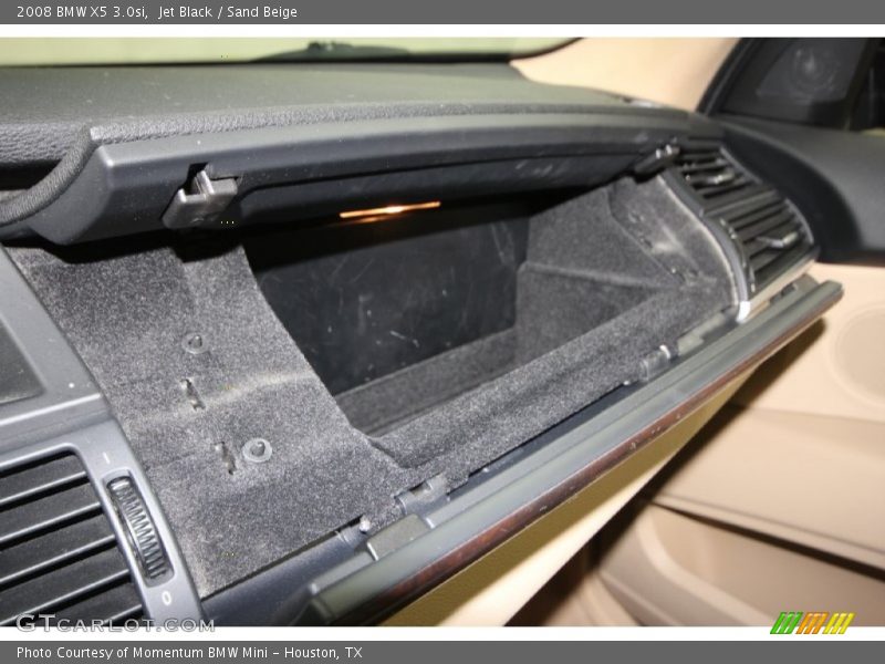 Jet Black / Sand Beige 2008 BMW X5 3.0si