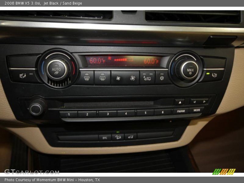 Jet Black / Sand Beige 2008 BMW X5 3.0si