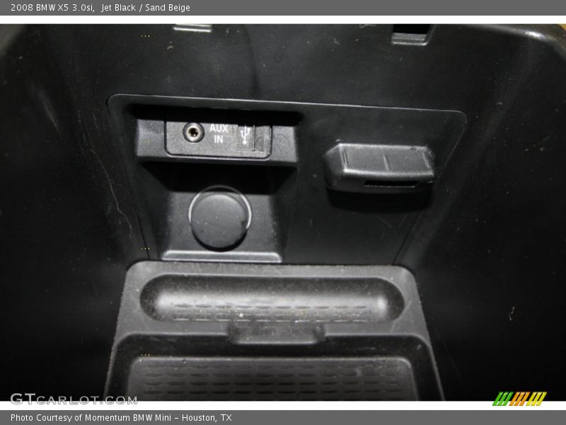 Jet Black / Sand Beige 2008 BMW X5 3.0si