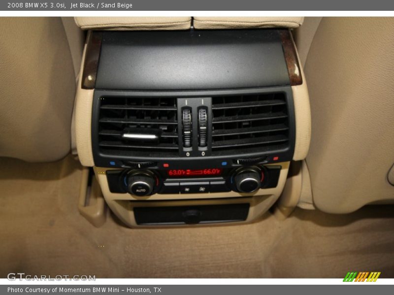Jet Black / Sand Beige 2008 BMW X5 3.0si