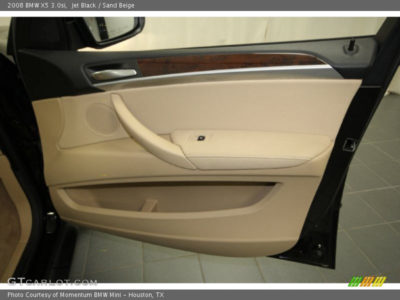 Jet Black / Sand Beige 2008 BMW X5 3.0si